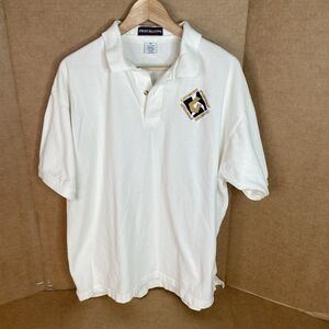 Vintage Gateway 2000 Computer Polo, XL, White/Cream, Fruit Of The Loom